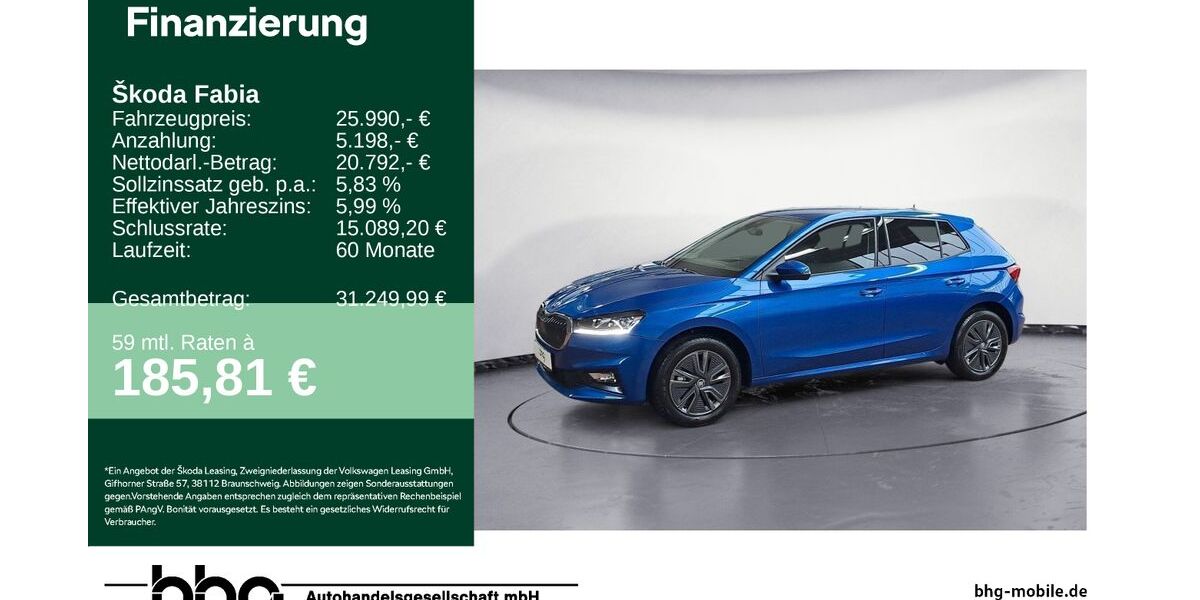Skoda Fabia 2.290 km 25.990 &euro; Ettlingen 76275
