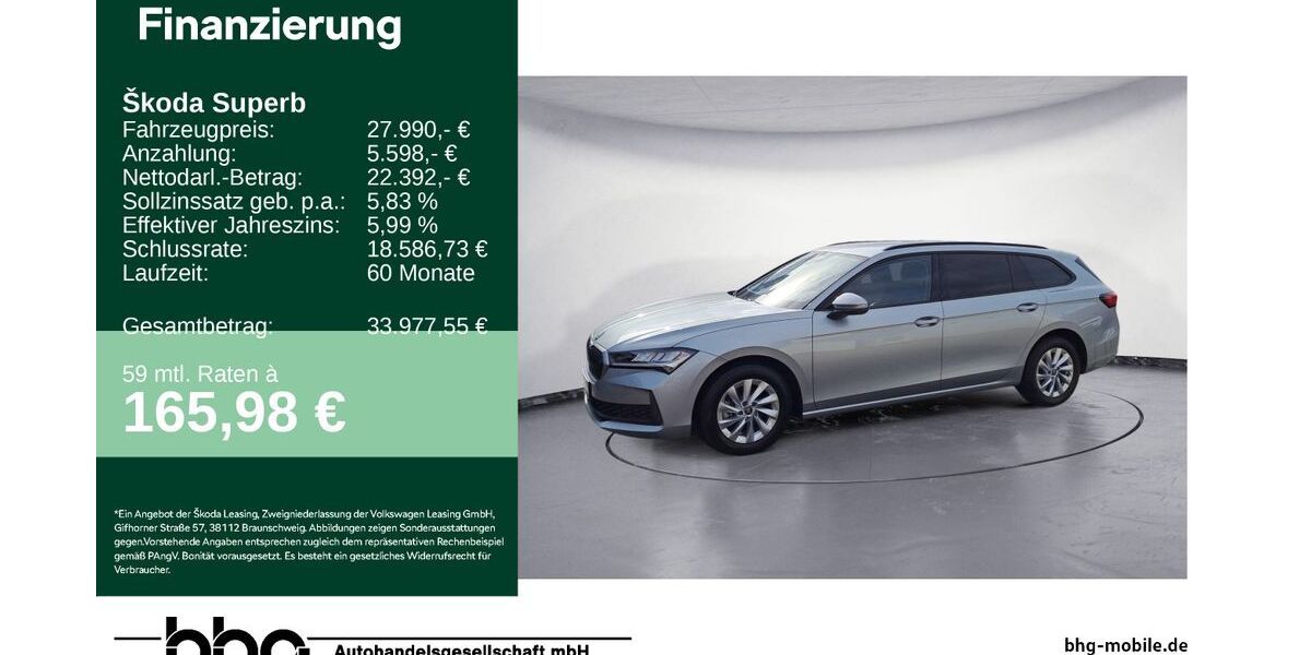Skoda Superb 20.678 km 27.620 &euro; Ettlingen 76275