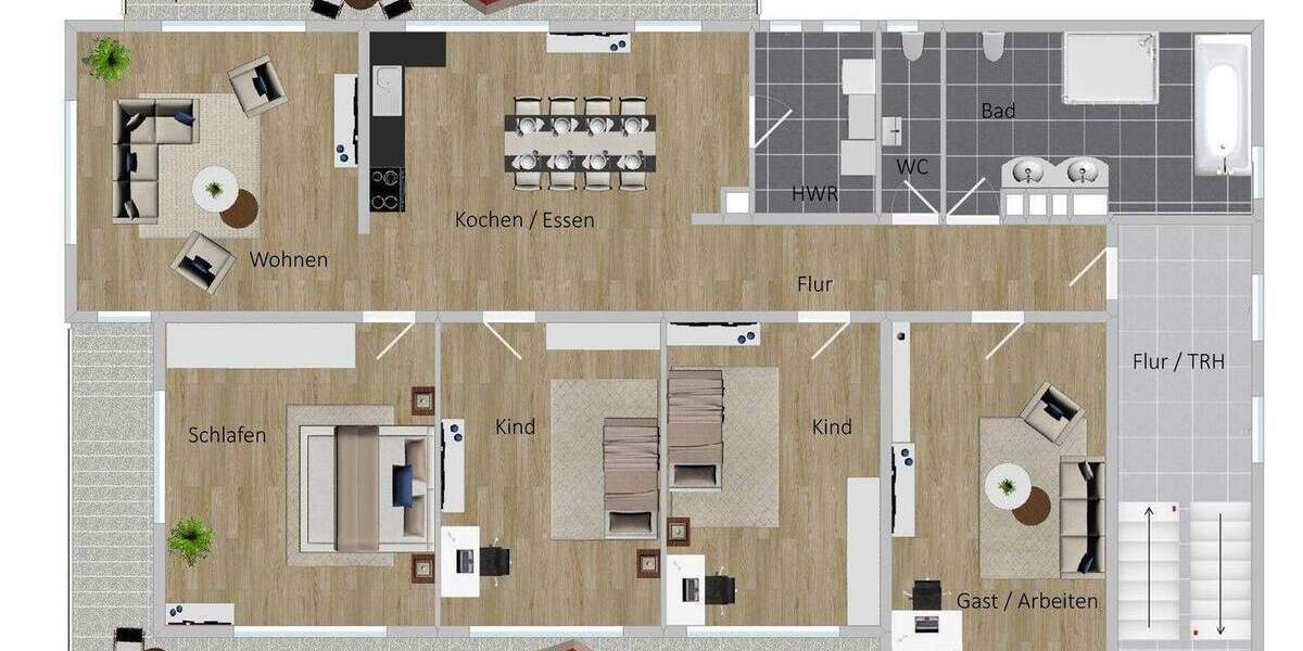 Etagenwohnung Enzklösterle Lappach - 5 Zimmer, 189 m&sup2;, 349.000&euro; | Angebot:25702710