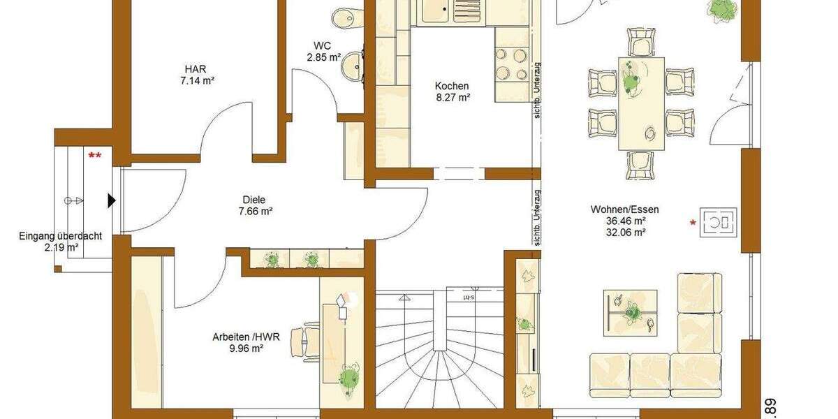 Einfamilienhaus Achern Gamshurst - 5 Zimmer, 140 m&sup2;, 512.000&euro; | Angebot:25743328