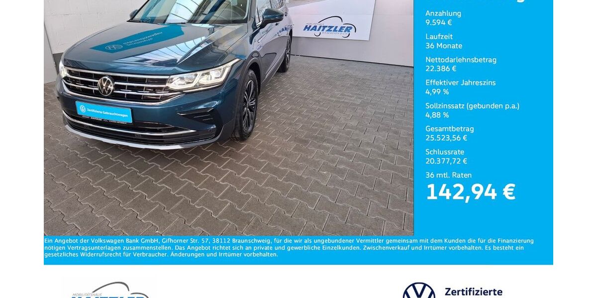 VW Tiguan 50.420 km 31.980 &euro; Gernsbach 76593