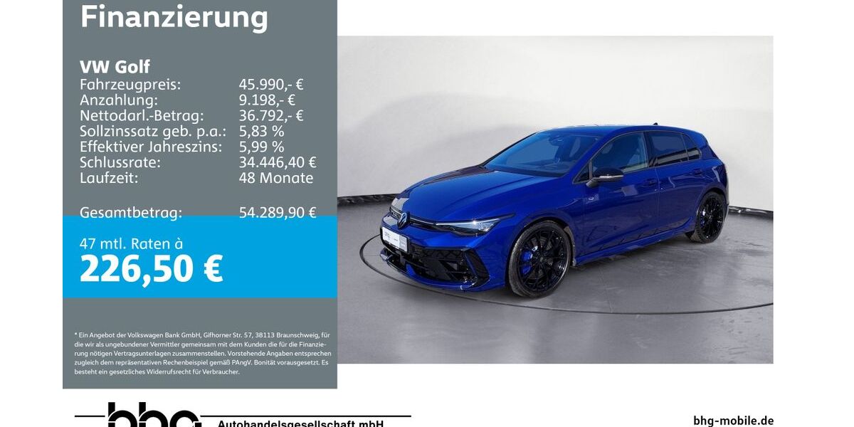 VW Golf 17.515 km 44.990 &euro; Ettlingen 76275