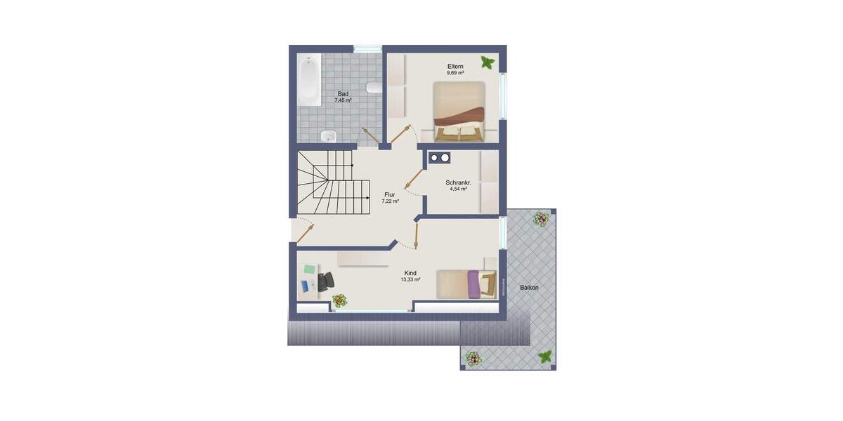 Doppelhaushälfte Weisenbach - 5 Zimmer, 103 m&sup2;, 295.000&euro; | Angebot:25732862