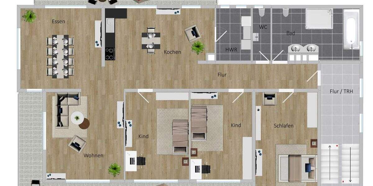 Etagenwohnung Enzklösterle Mittelenztal - 4 Zimmer, 189 m&sup2;, 349.000&euro; | Angebot:25702715