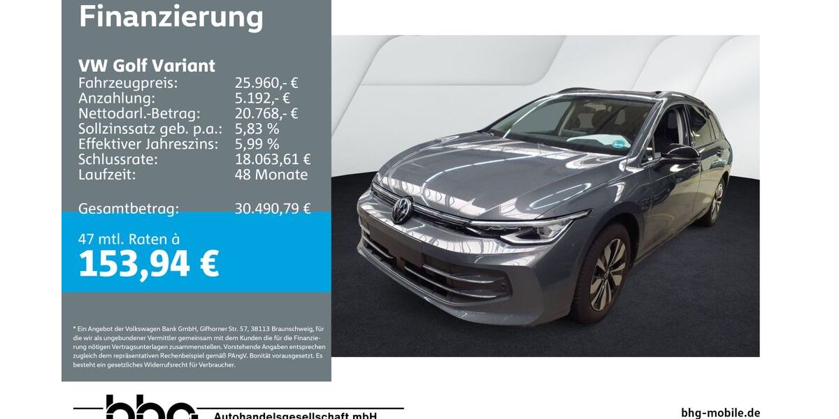 VW Golf 21.089 km 25.960 &euro; Bühl 77815