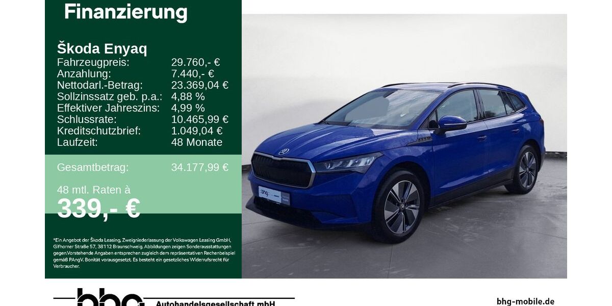 Skoda Enyaq 28.128 km 28.760 &euro; Durmersheim 76448