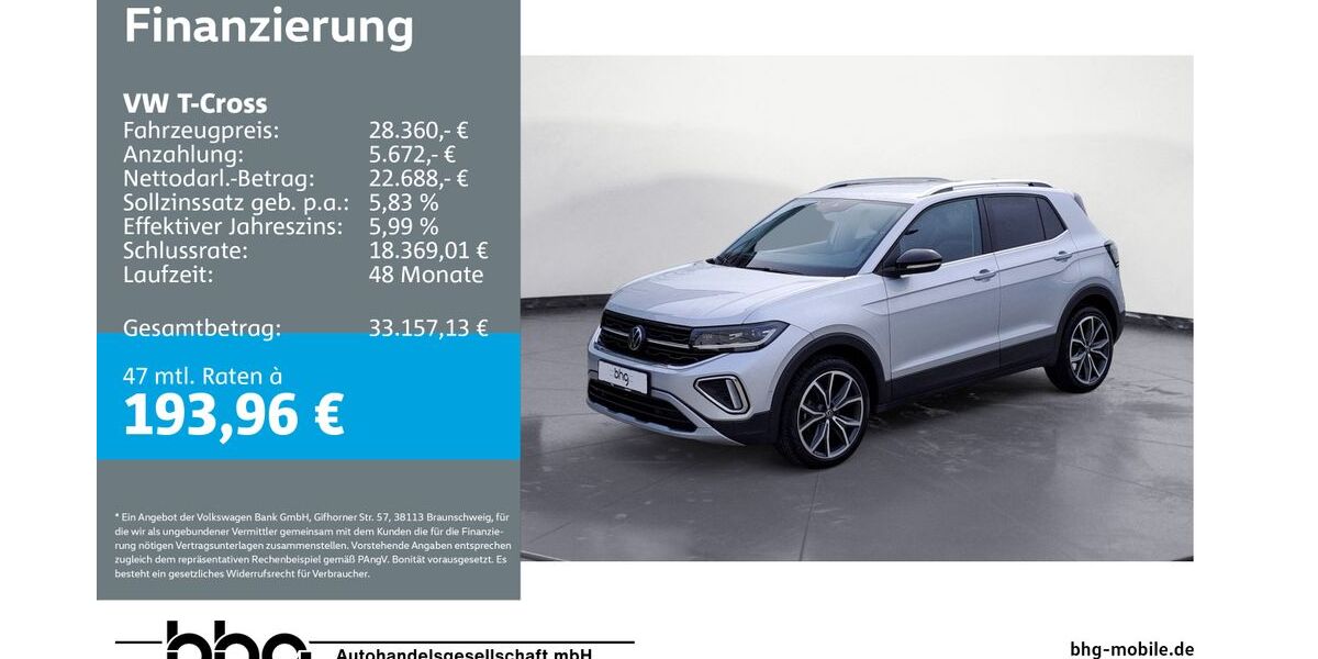 VW T-Cross 19.819 km 26.990 &euro; Ettlingen 76275