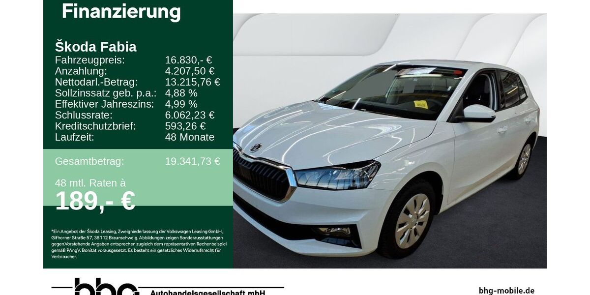 Skoda Fabia 24.690 km 16.430 &euro; Ettlingen 76275