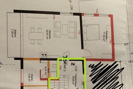 Wohnung Baden-Baden Baden - 2 Zimmer, 65 m&sup2;, 900&euro; | Angebot:25300834