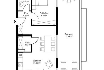 Haus Rastatt - 2.5 Zimmer, 80 m&sup2;, 1.160&euro; | Angebot:26632651
