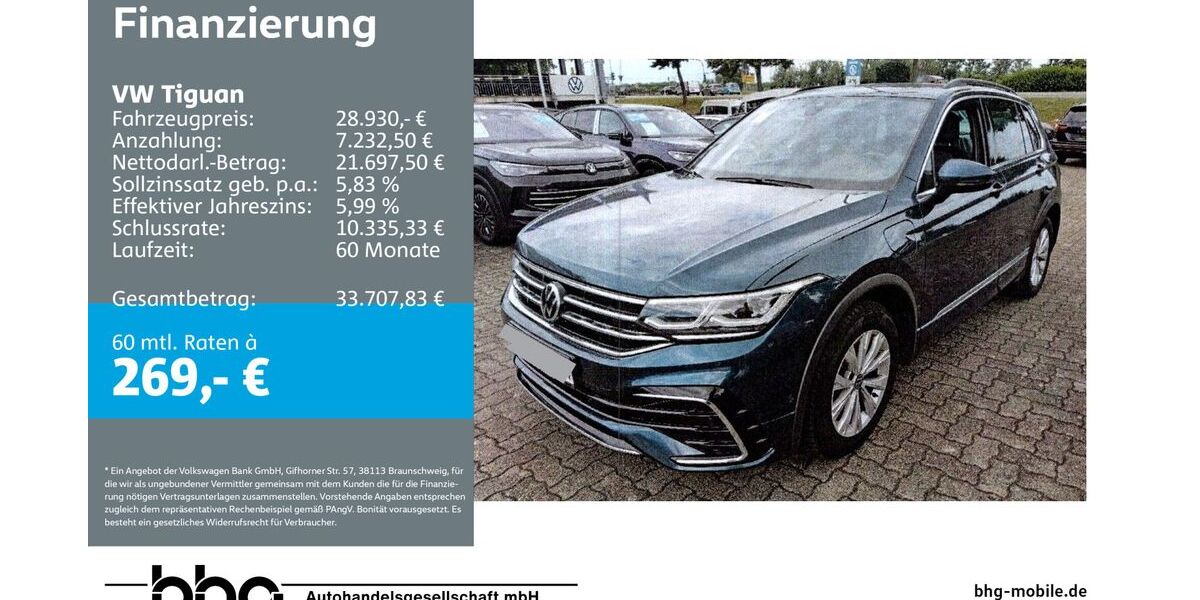 VW Tiguan 121.567 km 28.930 &euro; Bühl 77815