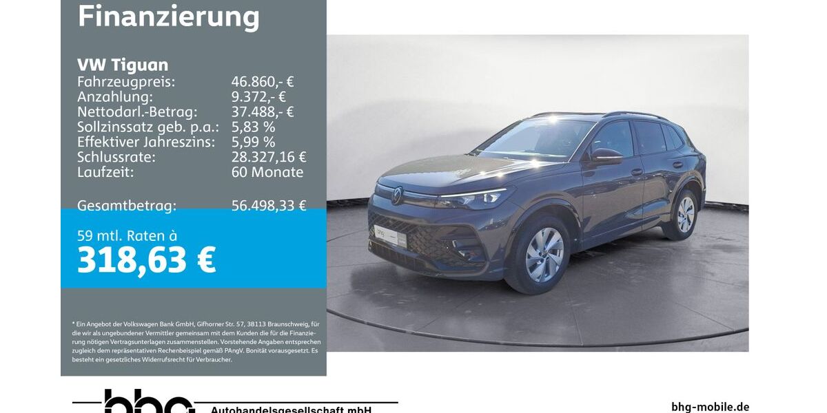 VW Tiguan 22.913 km 45.990 &euro; Ettlingen 76275