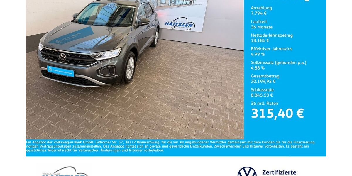 VW T-Roc 25.000 km 25.980 &euro; Gernsbach 76593