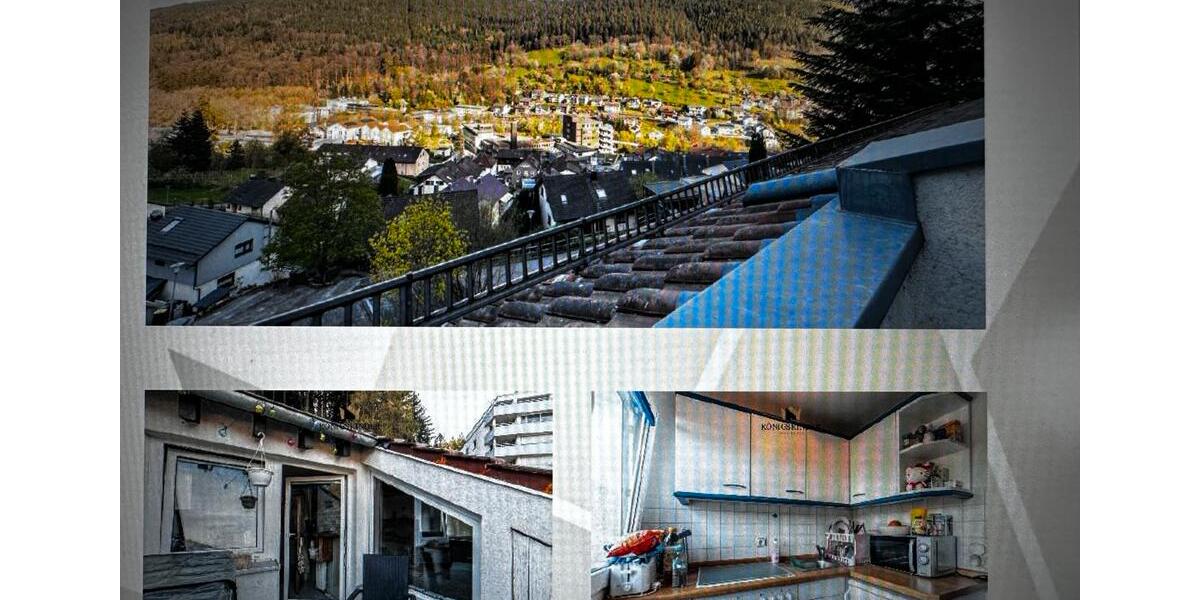 Dachgeschoßwohnung Bad Wildbad - 2 Zimmer, 47 m&sup2;, 500&euro; | Angebot:25903842