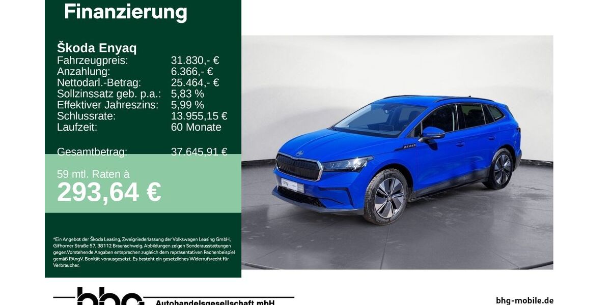 Skoda Enyaq 36.726 km 30.760 &euro; Durmersheim 76448
