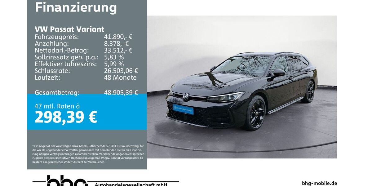 VW Passat Variant 20.638 km 40.920 &euro; Bühl 77815