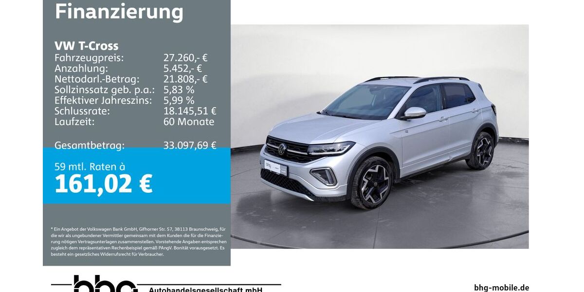 VW T-Cross 22.876 km 25.690 &euro; Durmersheim 76448