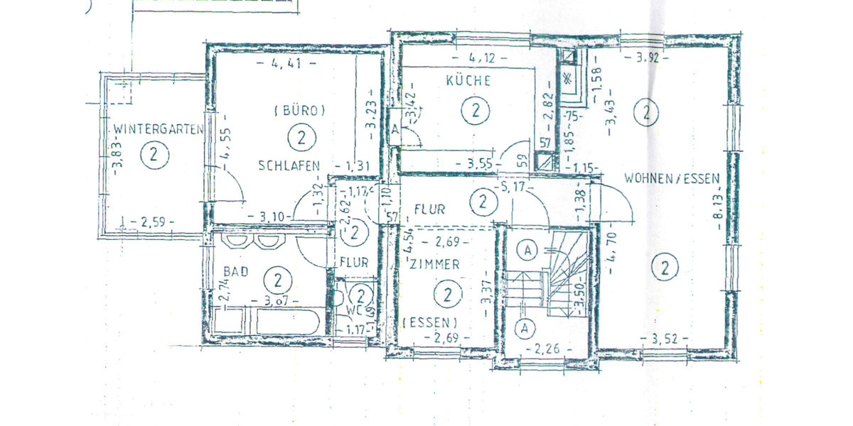 Etagenwohnung Rastatt - 4 Zimmer, 104 m&sup2;, 1.099&euro; | Angebot:25855249