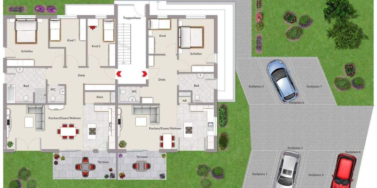 Mehrfamilienhaus, Wohnhaus Achern Oberachern - 2 Zimmer, 612 m&sup2;, 2.180.000&euro; | Angebot:25778883