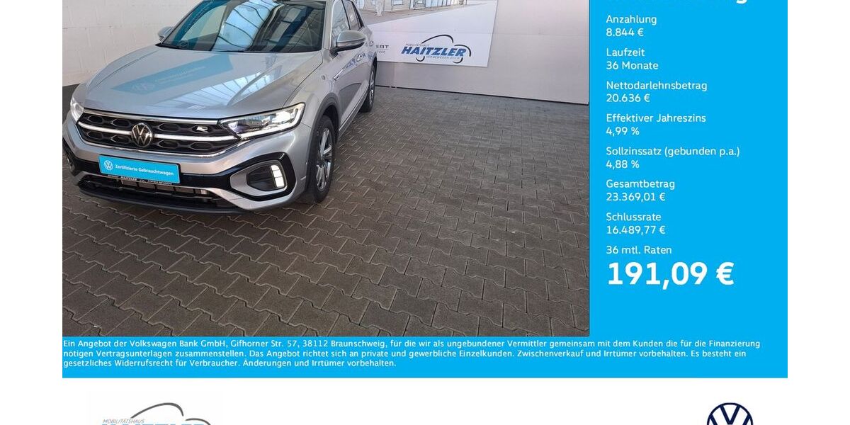 VW T-Roc 21.850 km 29.480 &euro; Gernsbach 76593