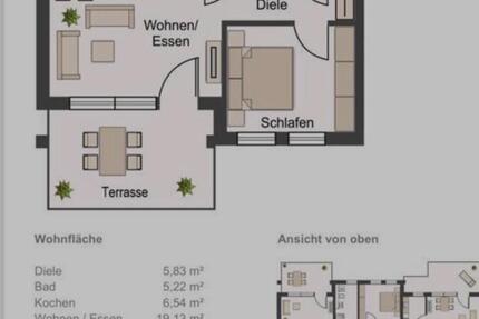 Wohnung Sasbach - 2 Zimmer, 57 m&sup2;, 750&euro; | Angebot:25418040
