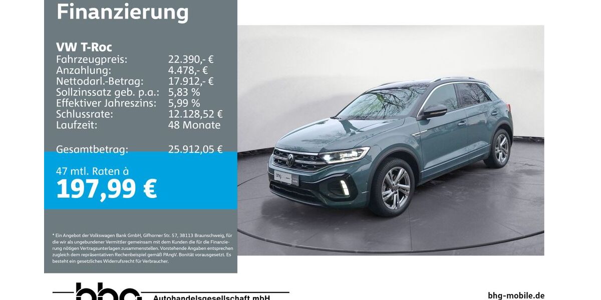 VW T-Roc 60.445 km 22.390 &euro; Bühl 77815