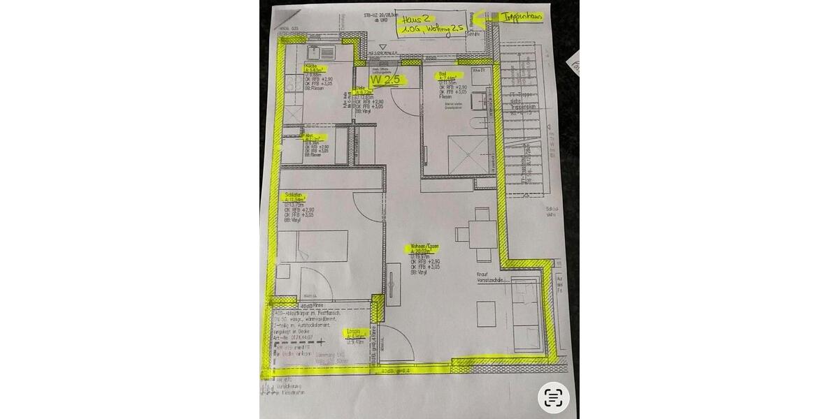 Etagenwohnung Baden-Baden Balg - 2 Zimmer, 54 m&sup2;, 1.000&euro; | Angebot:26460088