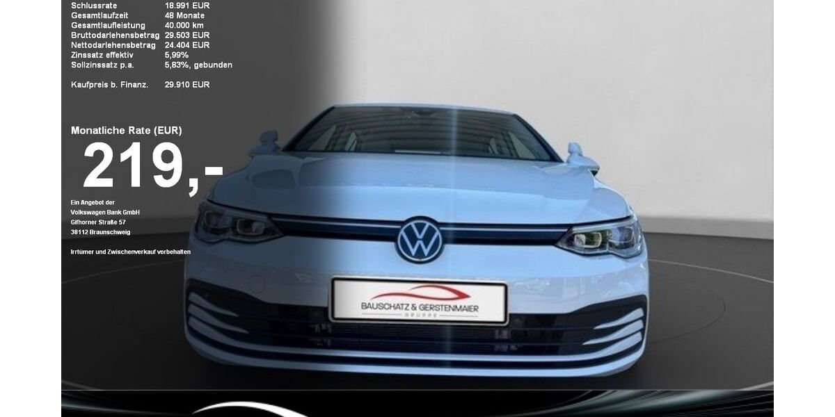 VW Golf 24.208 km 29.910 &euro; Baden-Baden 76530
