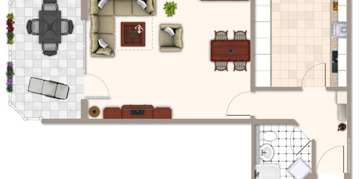 Kapitalanleger aufgepasst! 1-2-Zimmer Single Wohnung mit EBK + 2 Stellplätze - Erdgeschoßwohnung Baden-Baden Baden | Angebot:13157679