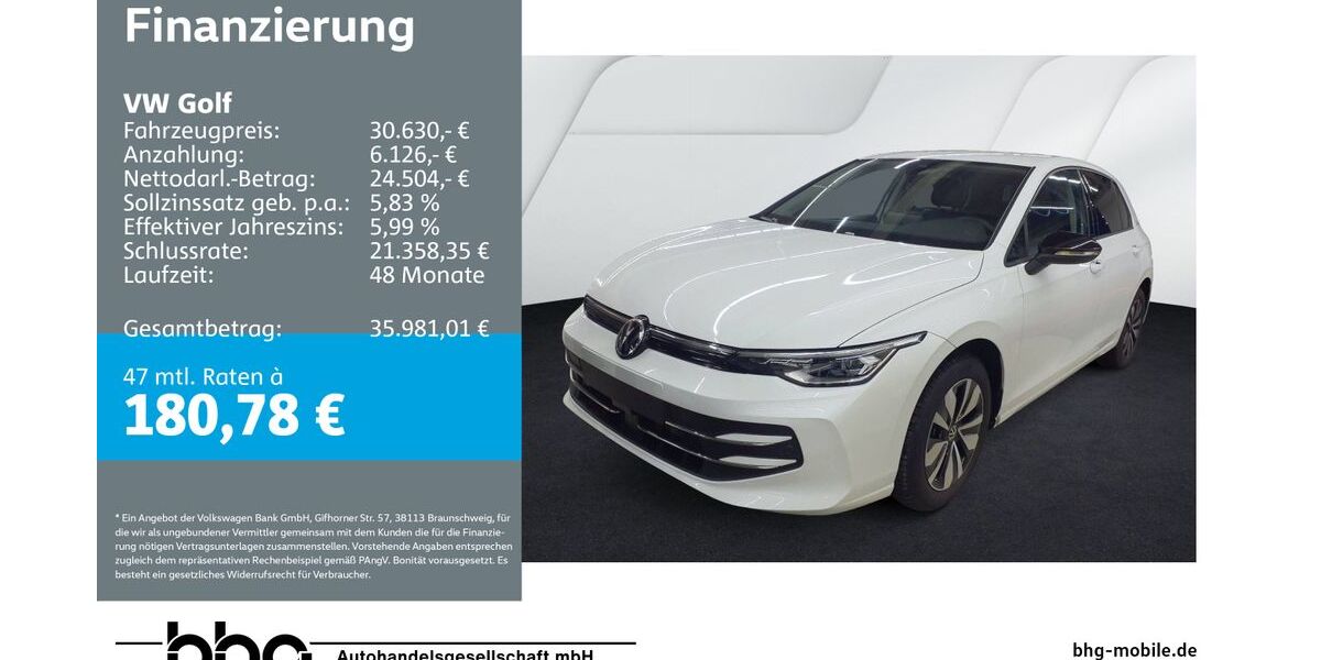 VW Golf 11.778 km 29.660 &euro; Ettlingen 76275