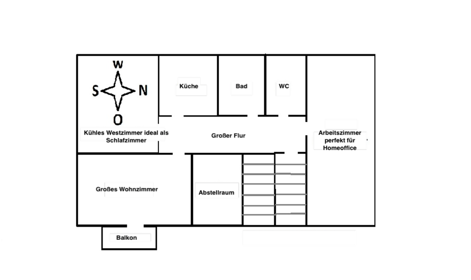 Dachgeschoßwohnung Oberkirch - 3 Zimmer, 91 m&sup2;, 683&euro; | Angebot:25930093