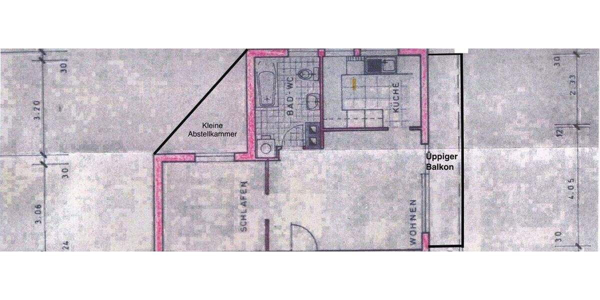 Etagenwohnung Oberkirch Tiergarten - 3 Zimmer, 90 m&sup2;, 683&euro; | Angebot:25659137