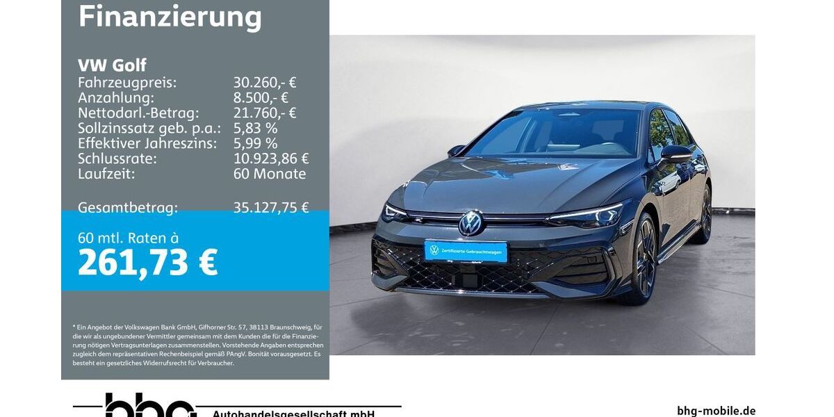 VW Golf 10.655 km 30.260 &euro; Bühl 77815
