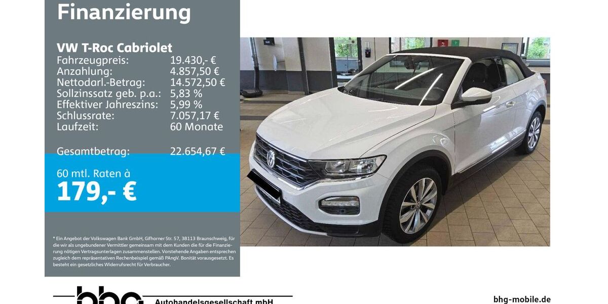 VW T-Roc 77.000 km 18.760 &euro; Bühl 77815