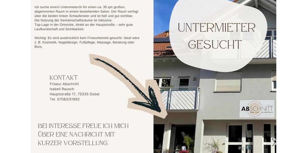 Gewerbeobjekt Dobel - 450&euro; | Angebot:24865269