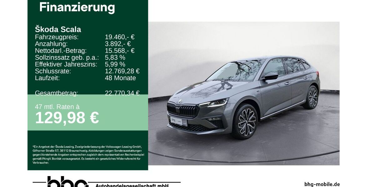 Skoda Scala 16.673 km 18.290 &euro; Bühl 77815