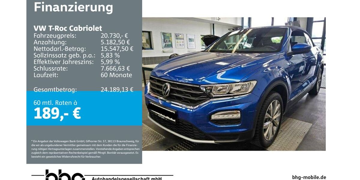VW T-Roc 38.688 km 20.730 &euro; Bühl 77815
