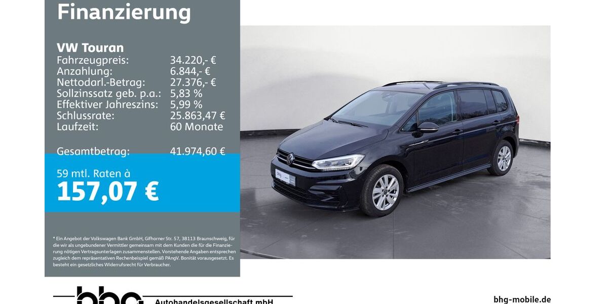 VW Touran 14.458 km 33.750 &euro; Durmersheim 76448