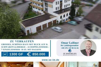 Haus Enzklösterle - 29 Zimmer, 1.000 m&sup2;, 850.000&euro; | Angebot:25895883