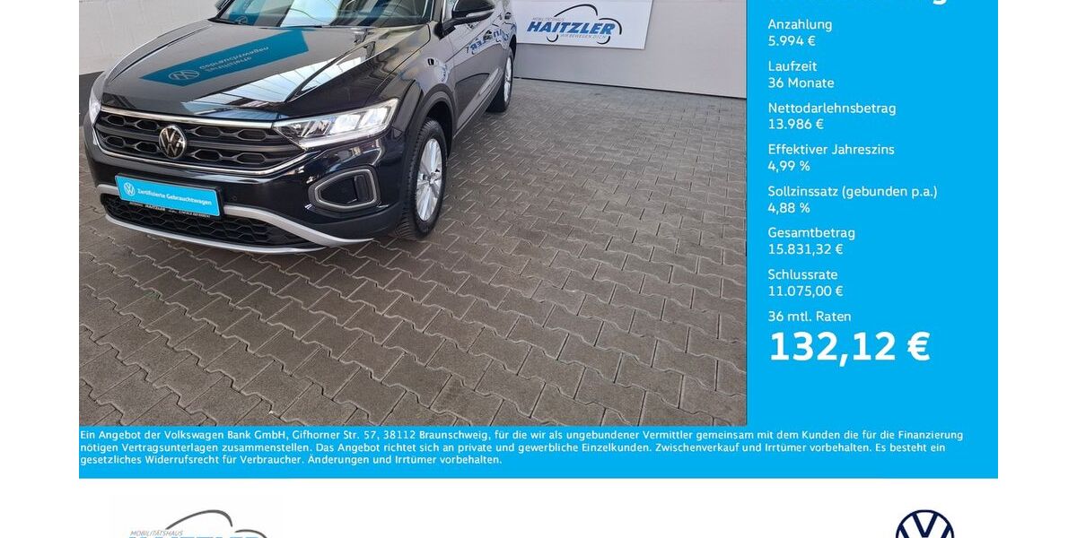 VW T-Roc 43.238 km 19.980 &euro; Gernsbach 76593