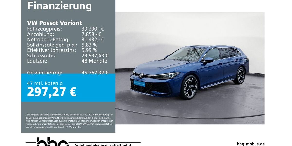 VW Passat Variant 17.539 km 39.290 &euro; Bühl 77815