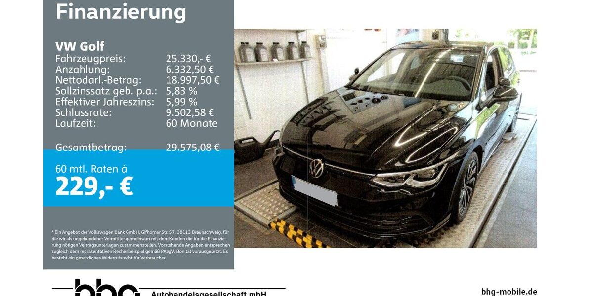 VW Golf 94.775 km 25.330 &euro; Bühl 77815