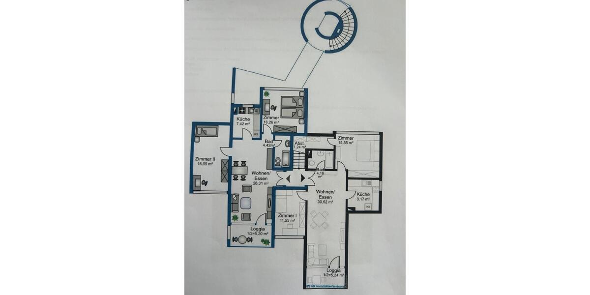 Etagenwohnung Baden-Baden Baden - 3 Zimmer, 75 m&sup2;, 199.000&euro; | Angebot:24308801