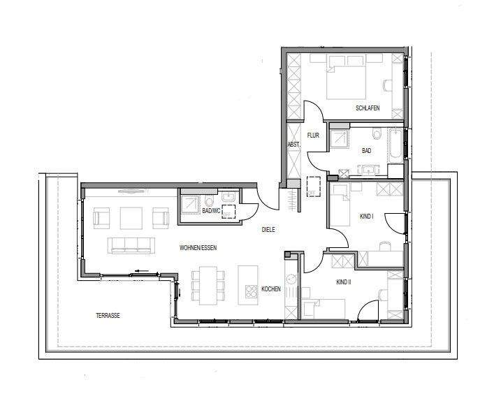 Etagenwohnung Gernsbach Scheuern - 4 Zimmer, 121 m&sup2;, 499.000&euro; | Angebot:25704150