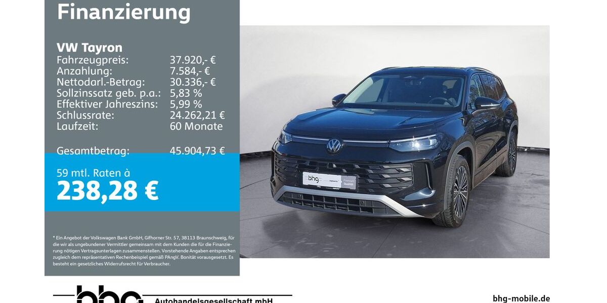 VW Tayron 9.760 km 37.920 &euro; Bühl 77815