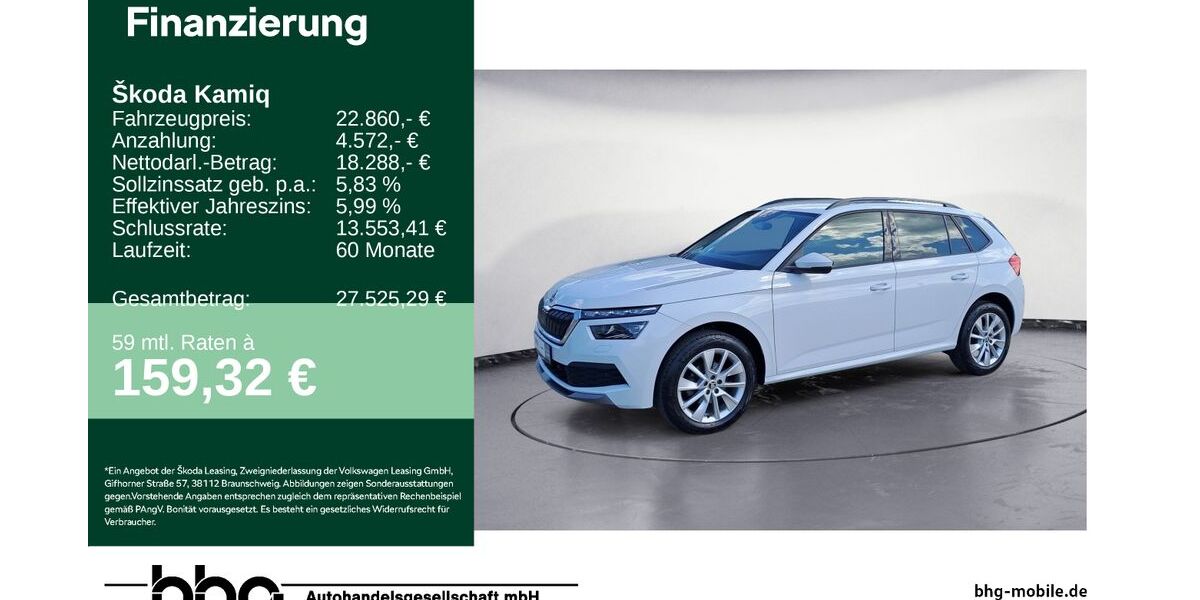 Skoda Kamiq 47.707 km 22.360 &euro; Ettlingen 76275