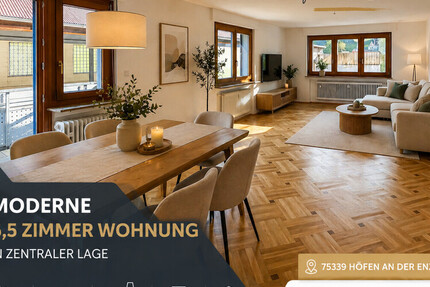 Sanierte 6,5 Zimmer Wohnung in zentraler Lage - Wohnung Höfen an der Enz Höfen (Enz) | Angebot:26674879