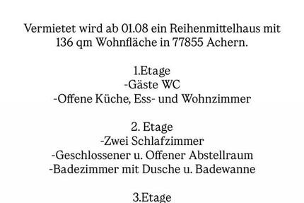 Haus Sasbach - 5 Zimmer, 136 m&sup2;, 1.400&euro; | Angebot:26678224