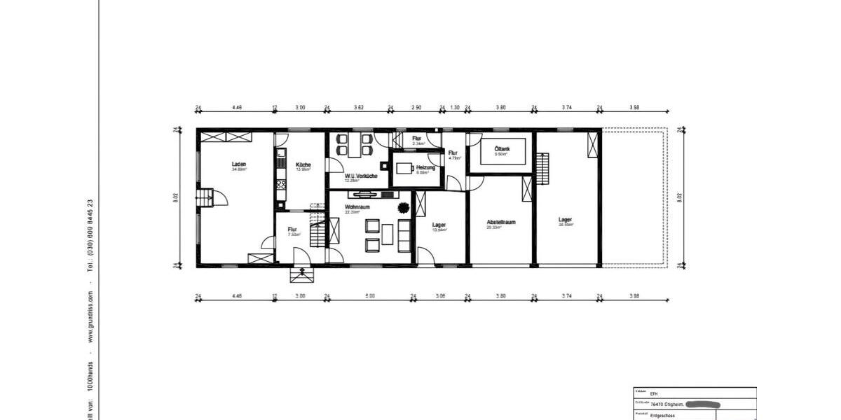 Einfamilienhaus Ötigheim - 7 Zimmer, 211 m&sup2;, 699.000&euro; | Angebot:25638900