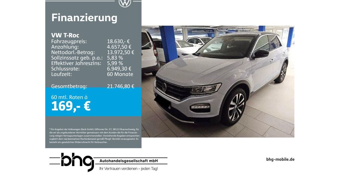 VW T-Roc 81.046 km 18.630 &euro; Bühl 77815